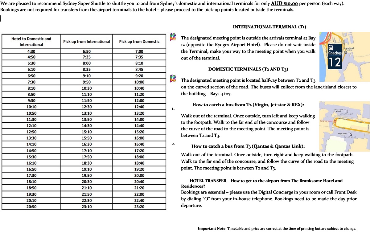 Timetable